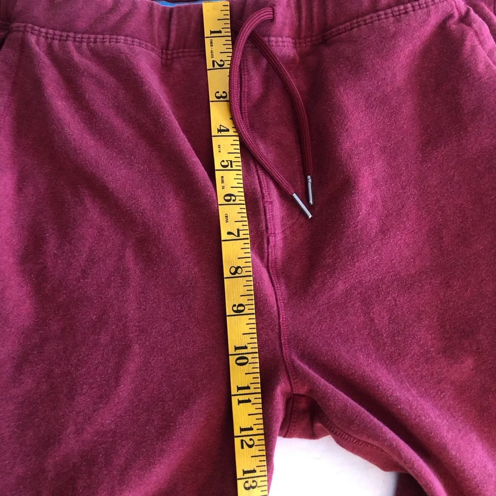 Mack Weldon Mens Jogger Sweatpants Red Drawstring Size L